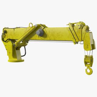 3D Heavy Duty Mini Crane Rigged model