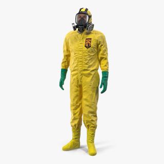 Hazmat Worker Standing Pose 3D