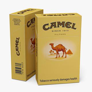 3D model Camel Cigarette Pack