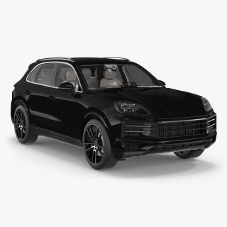 3D Luxury Black European Crossover