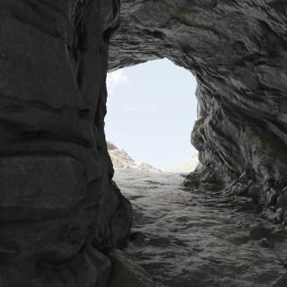 3D Realistic Cave Tunnel