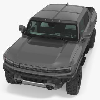 Electric Pickup Truck Simple Interior 3D