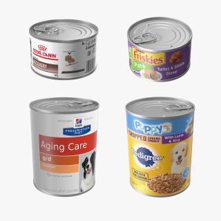 3D Pet Canned Food Collection 3 model