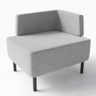 Office Corner Armchair 3D