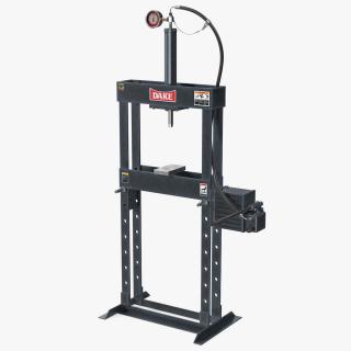 3D model Dake 10 Ton Manual Hydraulic Bench Press