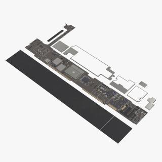 3D model 12 9 iPad Pro Motherboard