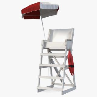 3D Lifeguard Chair(1) model