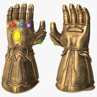 3D Infinity Gauntlet Glow Rigged for Cinema 4D model