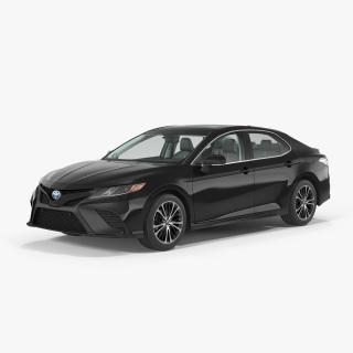 3D Toyota Camry Full Interior 2018 Rigged model