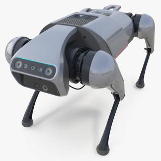 3D model CyberDog Gray Rigged