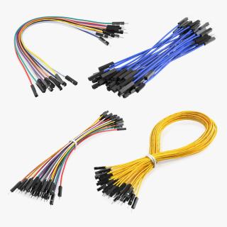 3D model Jumper Wires Collection 2