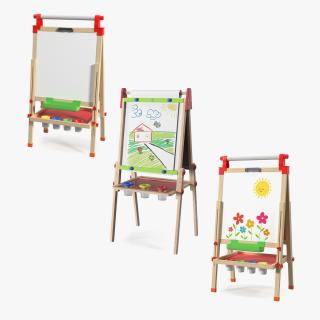 Childrens Whiteboards Collection 3D