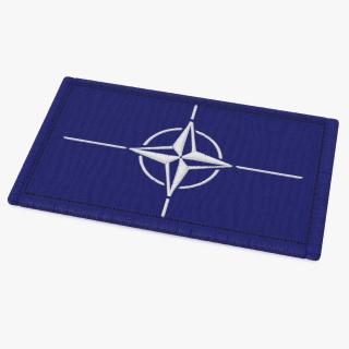 3D model NATO Flag Patch