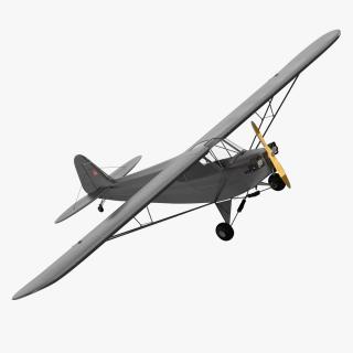 3D Piper Cub Aircraft model