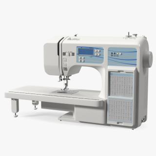 3D Heavy Duty Computerised Sewing Machine model