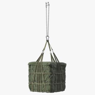 Heavy Duty Aerial Delivery Cargo Bag Hanging 3D model