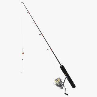 Spinning Rod and Reel Combo 3D