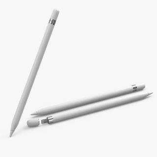 Apple Pencil 2 3D model