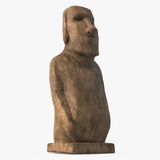 3D Moai Hoa Hakananai model