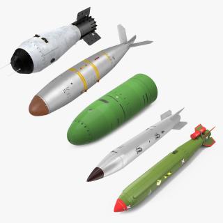 3D Nuclear Bombs Collection 3