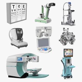 3D model Eye Diagnosis and Surgery Instruments Collection 5