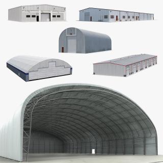 Warehouse and Hangars 3D Models Collection 2 3D model