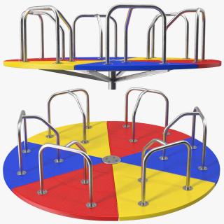 3D model Merry Go Round 10 Foot Multicolored