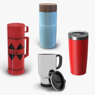 Travel Mugs Collection 2 3D model