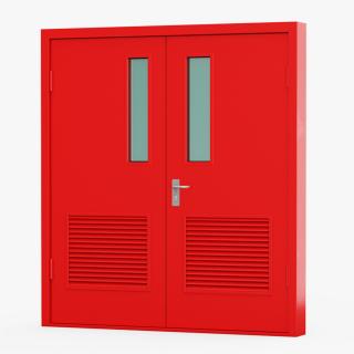 Fire Doors Double 3D