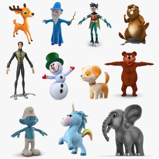 3D Cartoon Characters Collection 9