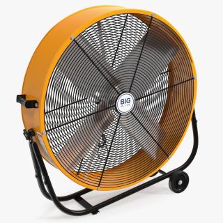 Industrial Floor Fan 2 3D