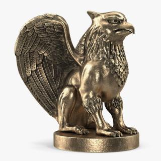 Griffin Statue Polystone 3D model