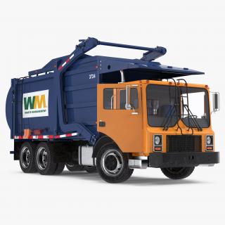 3D Mack Garbage Truck model