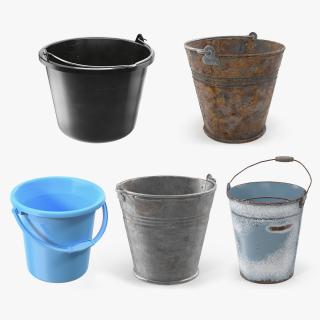 3D model Buckets Collection 3