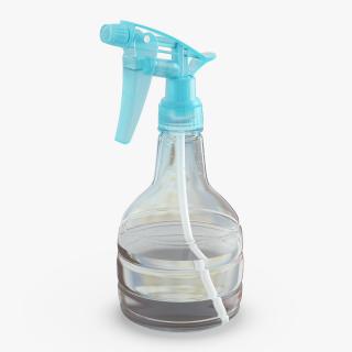 3D Plastic Water Spray Bottle