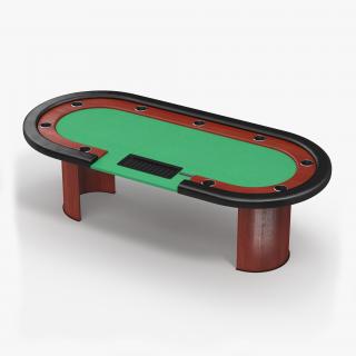 3D Casino Poker Table model