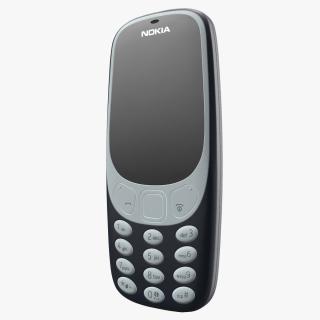 Nokia 3310 New Blue 3D model