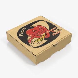 3D model Small Pizza Box