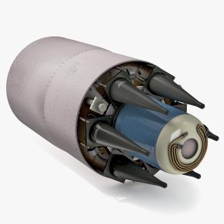 3D model Ballistic Missile Warhead