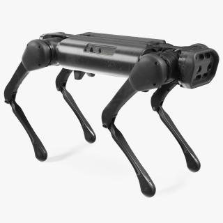 3D Dirty Aliengo Robot Dog model