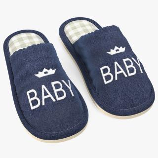 3D Kids Home Slippers model