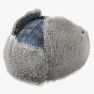 Winter Trapper Hat Fur 3D