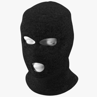 3D model Full Face 3 Hole Balaclava Ski Mask