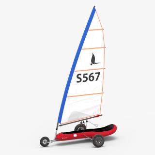 Land Mini Yacht Rigged 3D