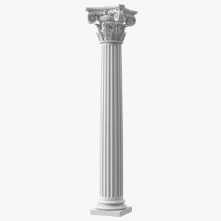 3D Modern Composite Column model