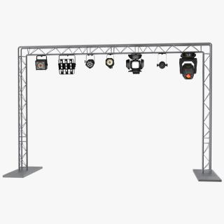 Truss with Lights 3D