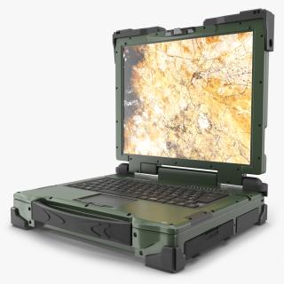 Rocky RK12 Army Laptop 3D