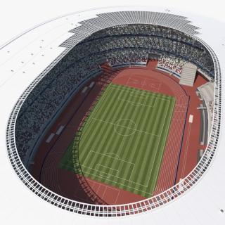 3D model Tokyo National Olympic Stadium Football Field