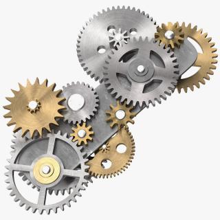 3D model Gear Mechanism Mixed