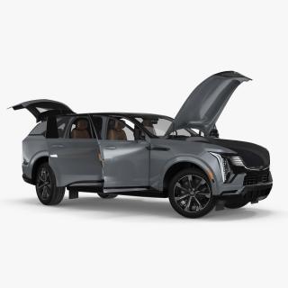 Cadillac Escalade 2025 IQ Flare Metallic Rigged 3D